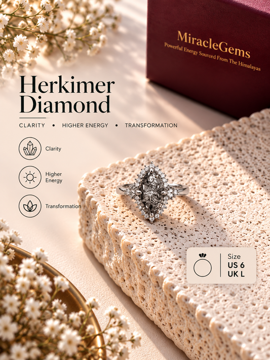 Herkimer Diamond Radiance Ring