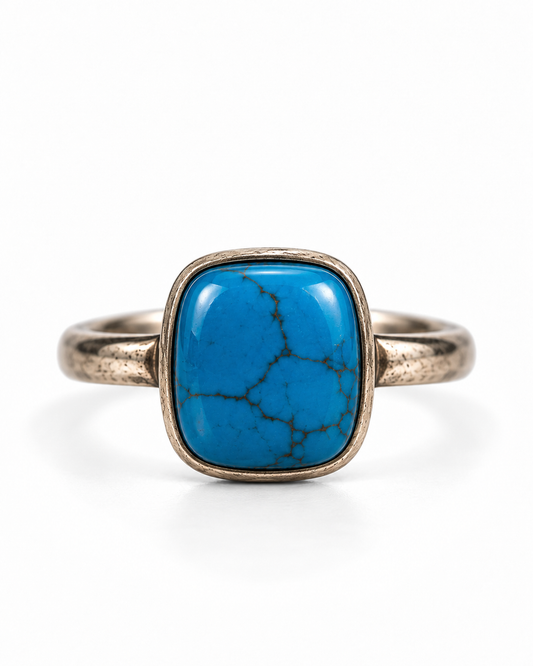 Turquoise Woven Elegance Ring