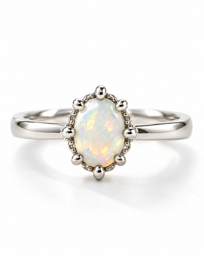Opal Radiance Ring