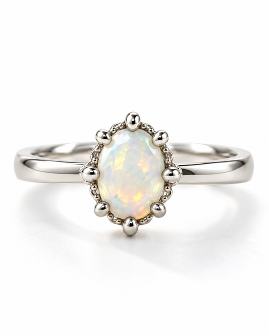 Opal Radiance Ring