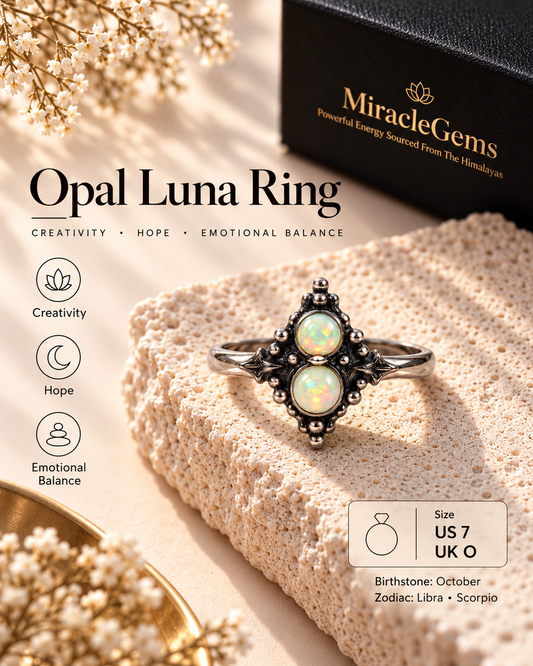 Opal Luna Ring