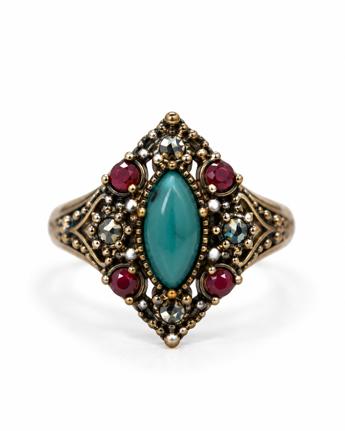 Green Onyx Classic Ring