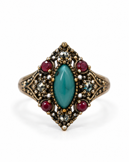 Green Onyx Classic Ring