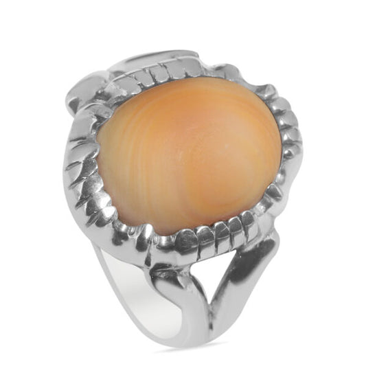 Natural White Coral (Sterling Silver)