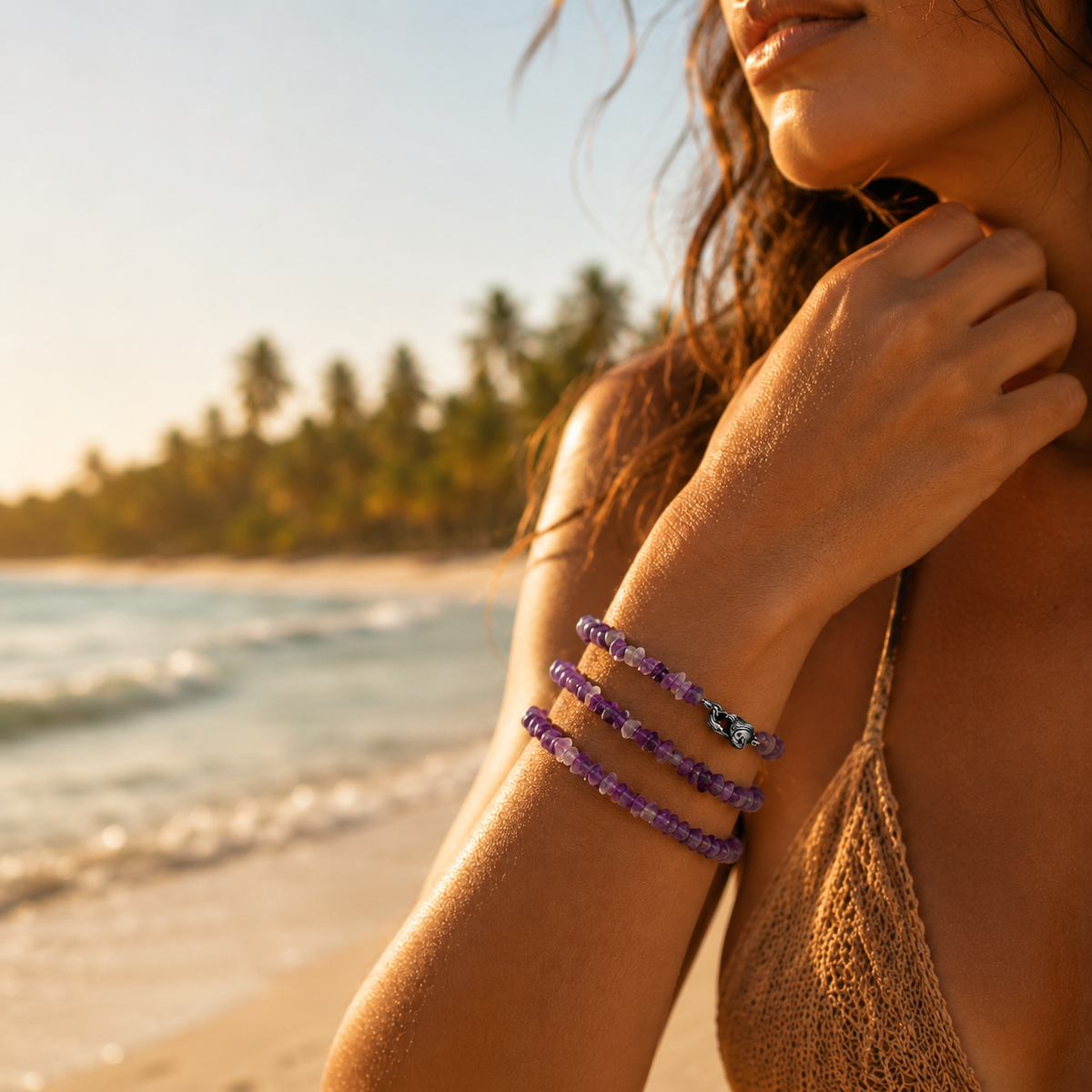 Natural Amethyst (String)