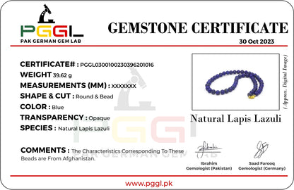 Natural Lapis Lazuli String