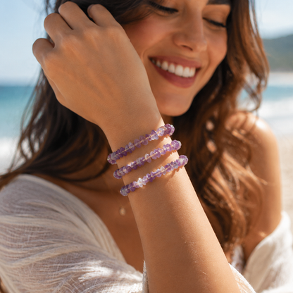Natural Amethyst (String)