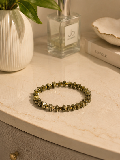 Natural Pyrite (Bracelet) 15.42 grams