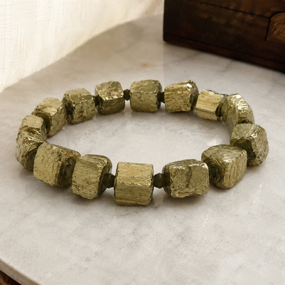 Natural Pyrite (Bracelet) 15.42 grams