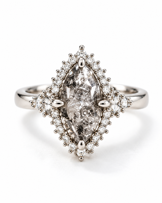 Herkimer Diamond Radiance Ring